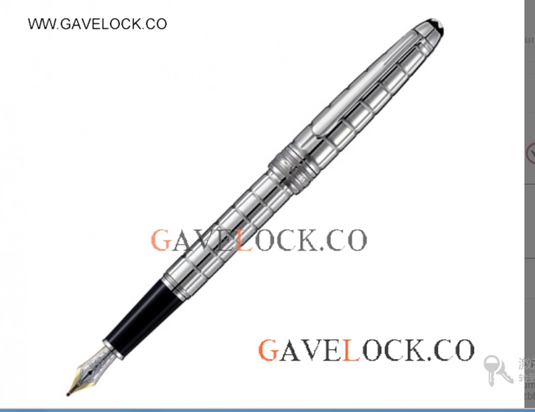 Best Montblanc Fountain Pen - Mont blanc Meisterstuck Silver Pen For Sale